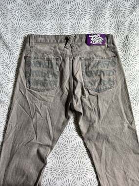 DGK Dirty Ghetto Kids Grey Graffiti Print Denim Jeans Men’s 34